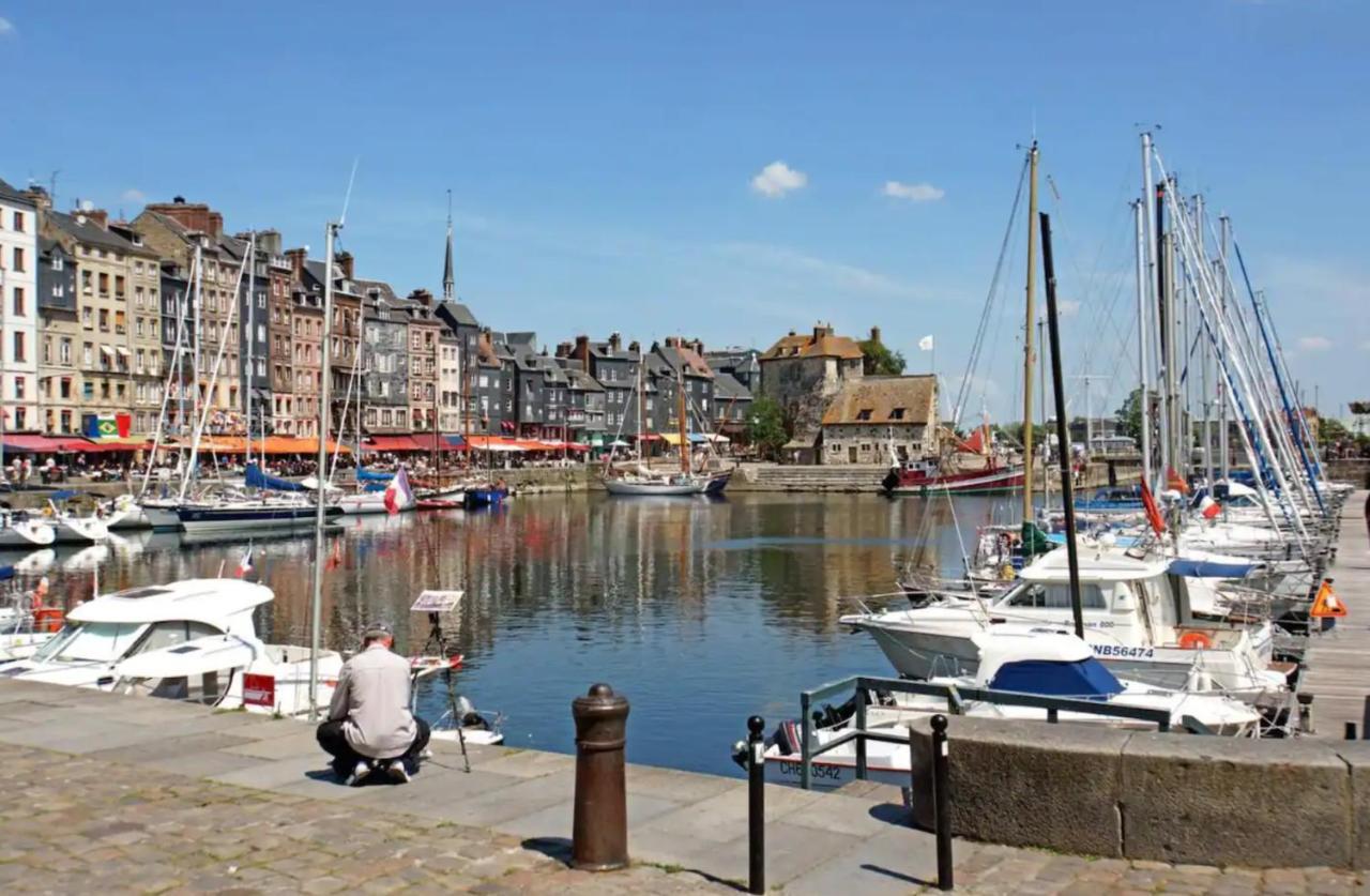 Ferienwohnung Maison Cosy Proche De La Plage De Honfleur Exterior foto